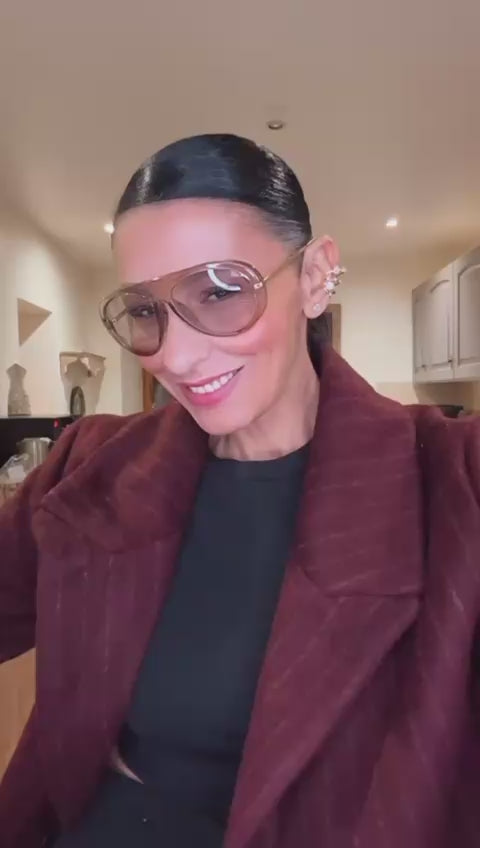 Manteau bordeaux Oversize taille S