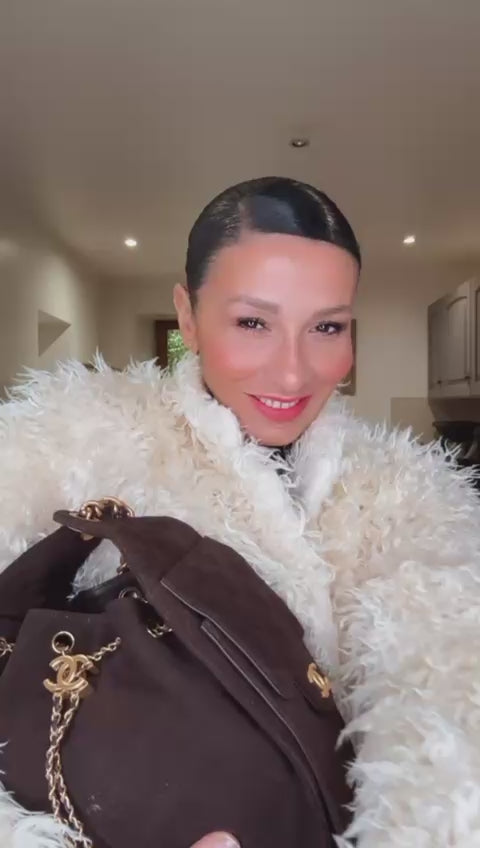 Manteau bandidas fourrure végan couleur crème neuf Taille L