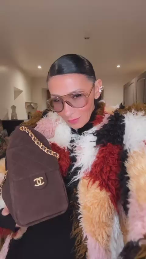 Manteau fourrure végan de la marque BSB JEANS taille M